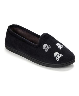 Women's Halloween Velour Closed Back Slippers