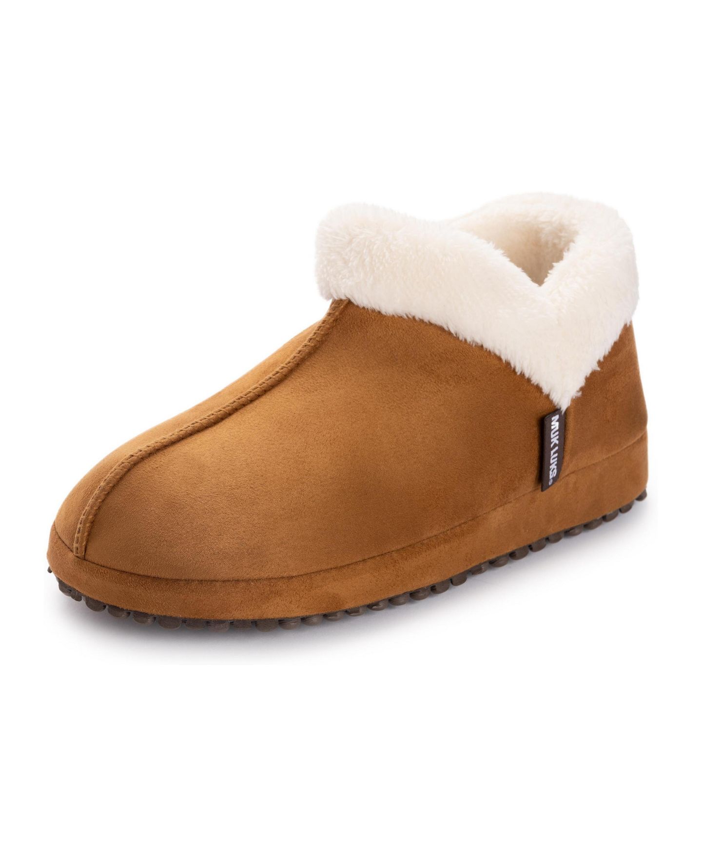 Женские тапочки MUK LUKS Down Time Bootie Slippers, цвет: Рыжевато-коричневый — фото 2