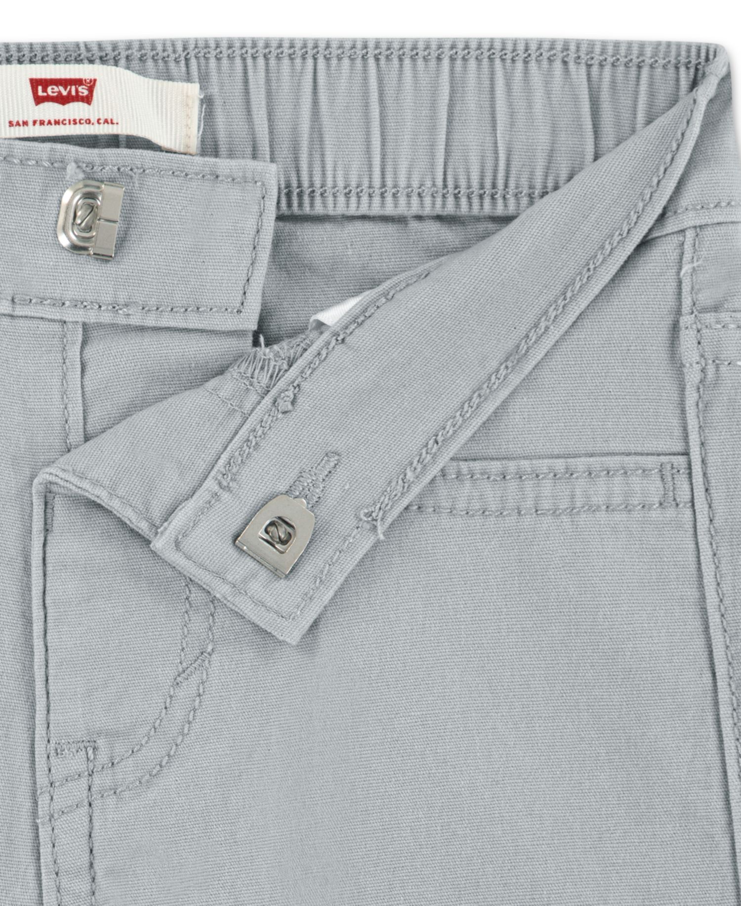 Baby Boys' Chambray Short-Sleeve Shirt and Pants, 2-Piece Set