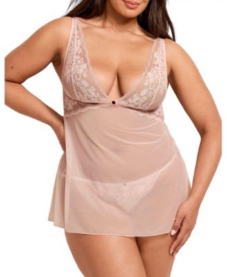 Plus Size Nedda Babydoll Lingerie