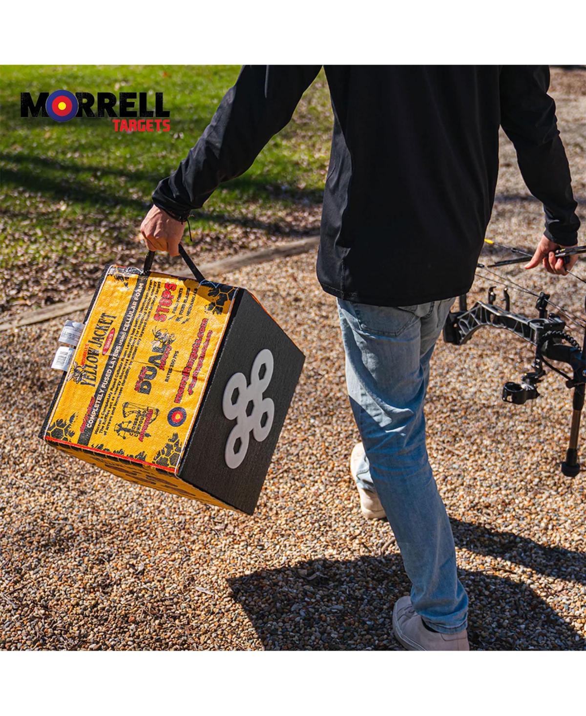 Morrell Yellow Jacket Dual Threat 350 Fps Foam Archery Target Block for All Bows