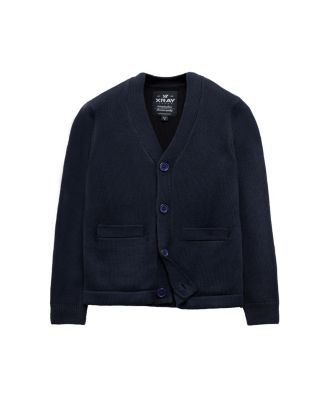 Boy's Size 4-18 Classic Knit Cardigan Sweater