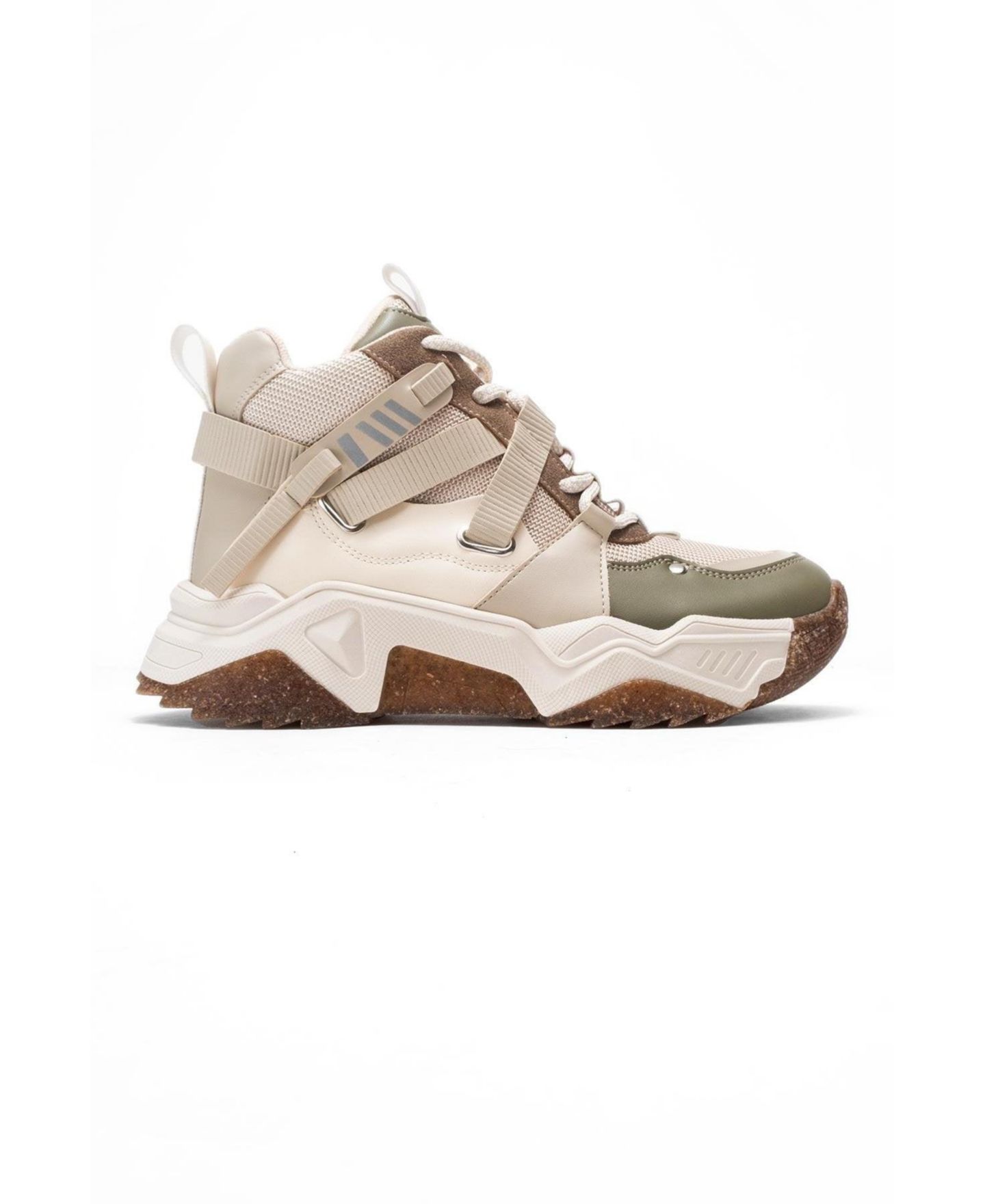 Женские ботинки Prologue Shoes Seraphine Sport Boot (Women), цвет: Бежевый зелёная искусственная кожа — фото 2