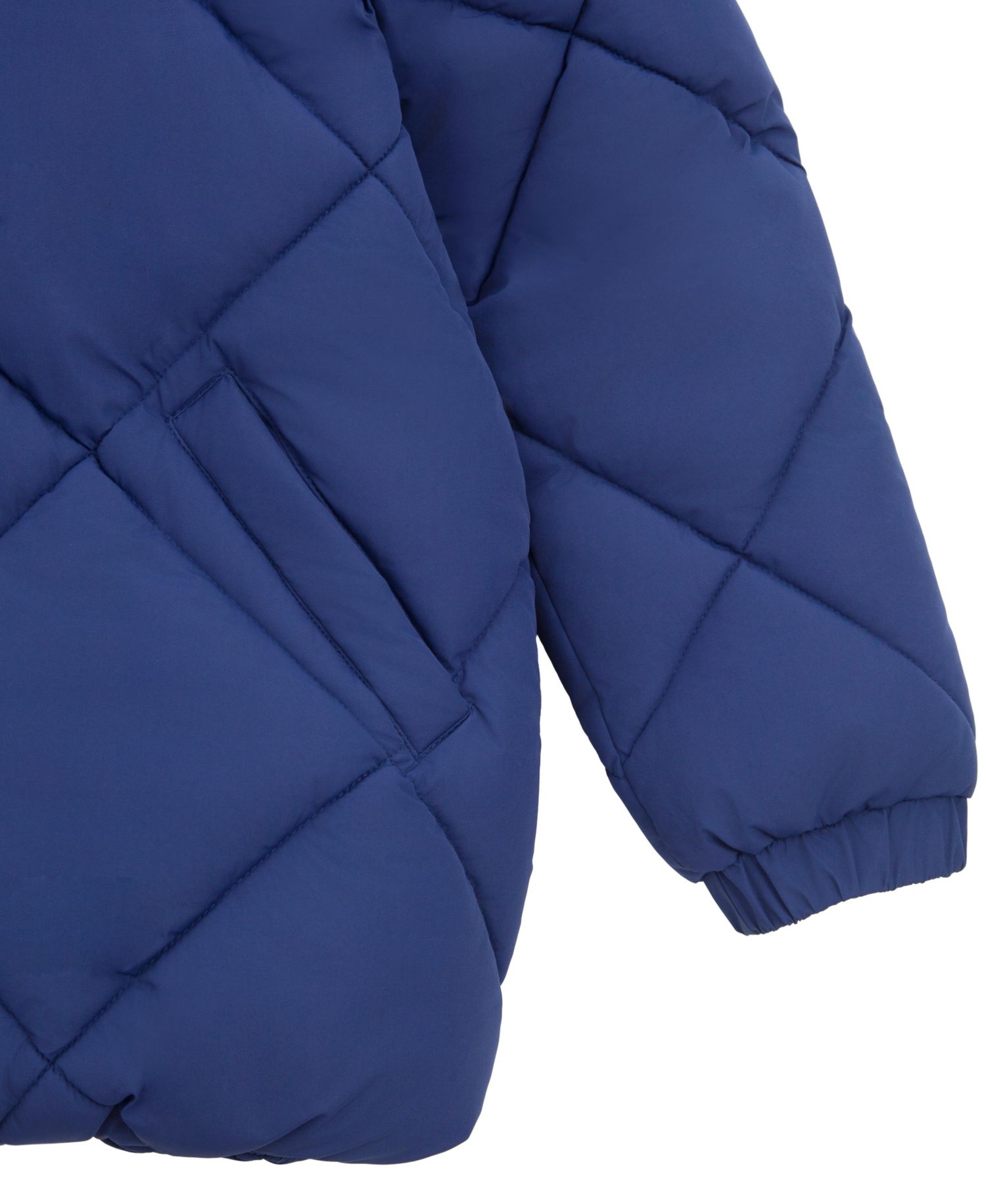 Girls' Charlotte Diamond Quilted Hooded Puffer Jacket, Size 4-18