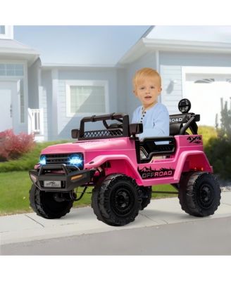 12V Remote Control Battery-Powered Electric Ride-On Car, 39.76"L x 22.44"W x 12.2"H, Ages 3-6