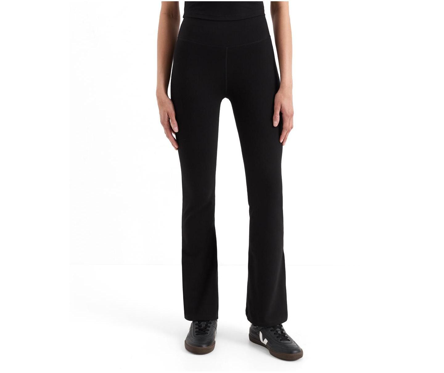 Женские леггинсы Pact On The Go-To Contour Compression Flare Bootcut, цвет: Чёрный — фото 1