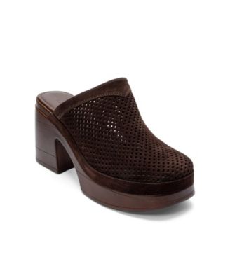 Forever and Always Shoes Women's Dejas Leather Platform Block Heel Sandal