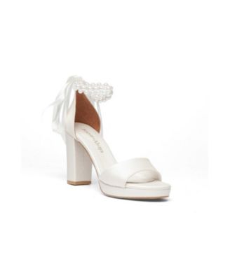 Women's Tiara Block Heel Bridal Sandal