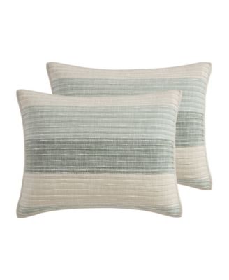 Sand Stripes 2-Piece Pillow Sham Set, King