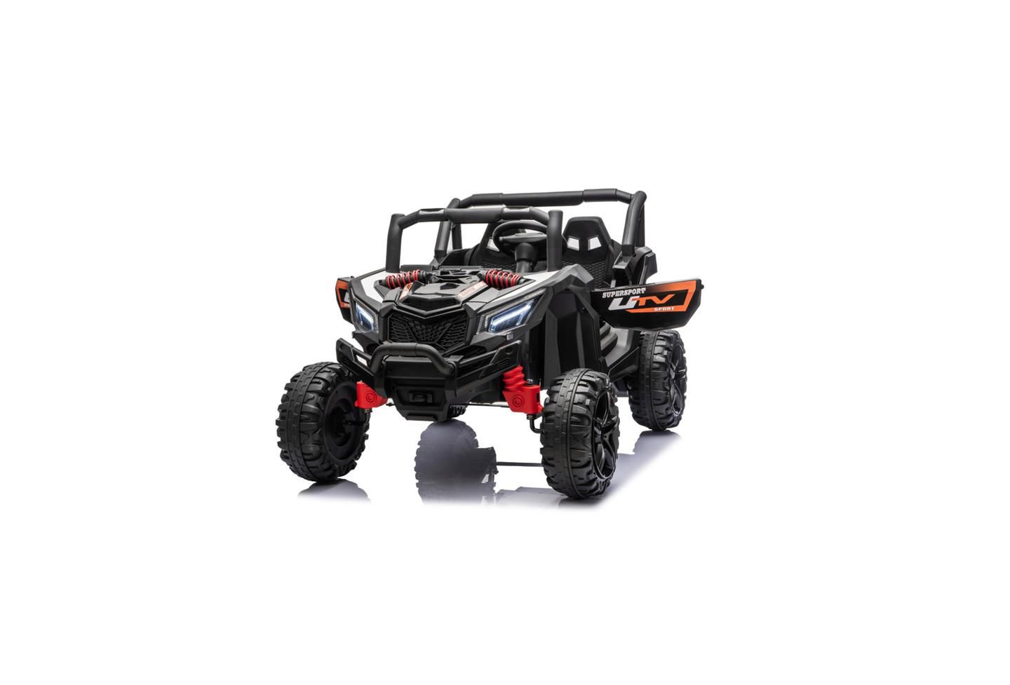 Детская игрушка YOBTOP 12V 7Ah Remote-Control Two-Mode Kids Electric UTV Ride-On Car, от 3 лет, цвет: Чёрный, вариант 1 — фото 2