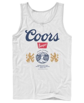 Men's Coors Banquet Beer Heritage Crest Graphic Tank Top