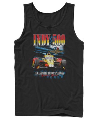 Men's Indy 500 Vintage Race Car Graphic Tank Top