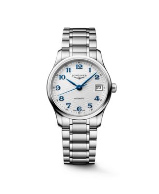 Women's Master Collection Silver Stainless Steel Strap Watch 34mm