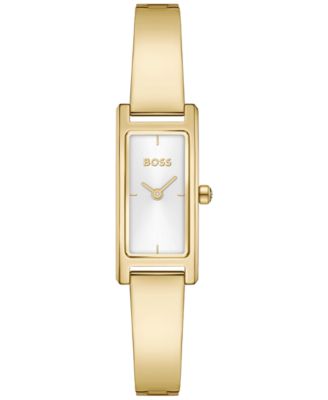 Women's Lucy Quartz Ionic Plated Thin Gold Steel Watch 15mm