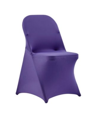 Stretch Chair Covers Set of 50, Polyester Spandex Covers for Weddings, Parties & Banquets
