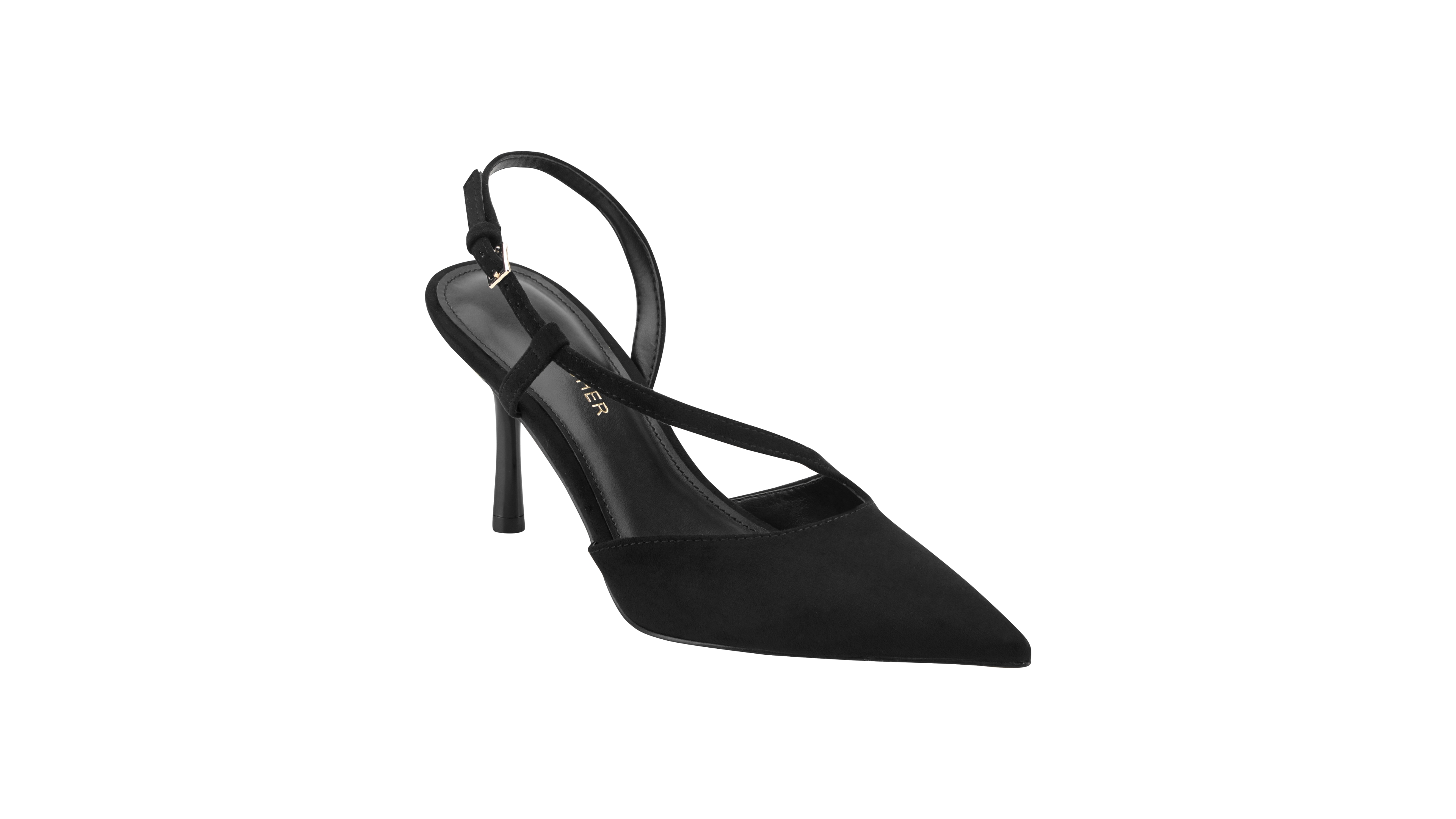 Marc Fisher Women's Rhena Asymmetric Strap Slingback Dress Pumps