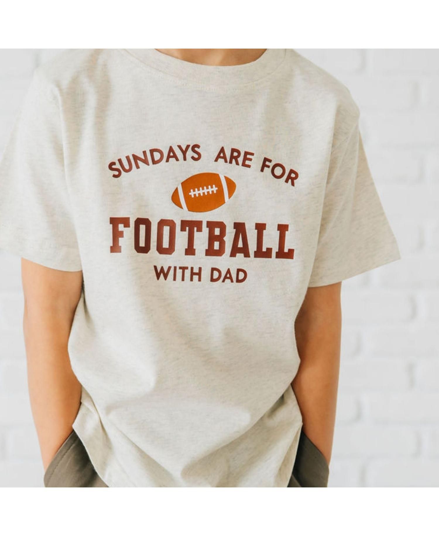 Baby Boys 12M- 18M Sundays Are For Football Short Sleeve T-Shirt