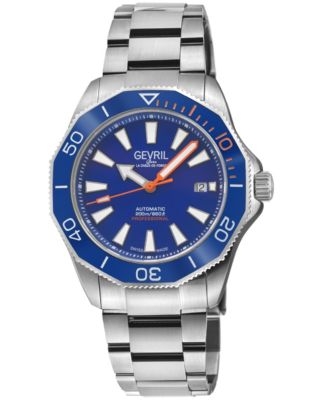 Men's Swiss Made Pier 90 Swiss Automatic Silver Stainless Steel Bracelet Watch