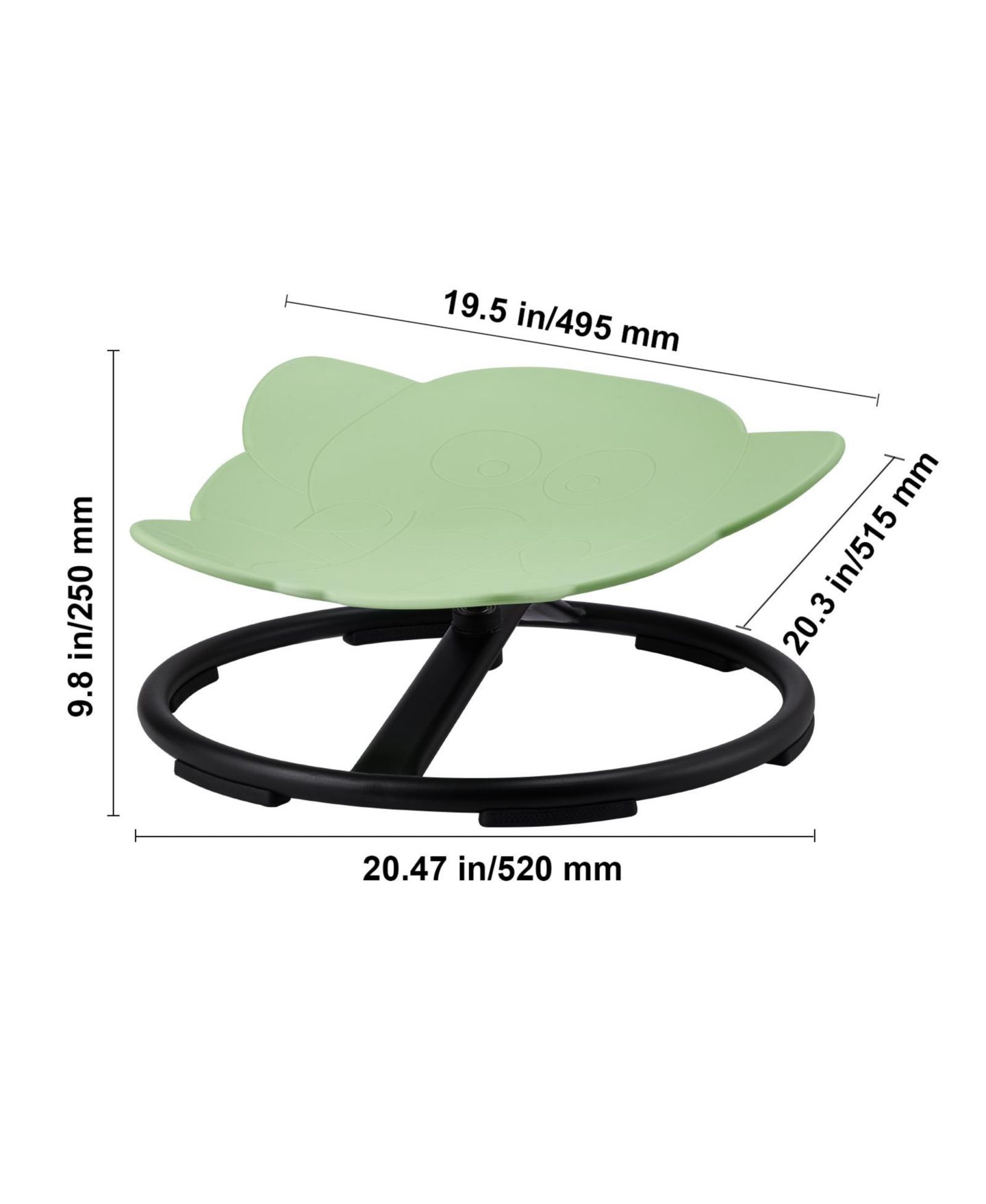 Детская игрушка SUGIFT 360-Degree Spinning Sensory Swivel Chair, Ages 3+, цвет: Зелёный — фото 9