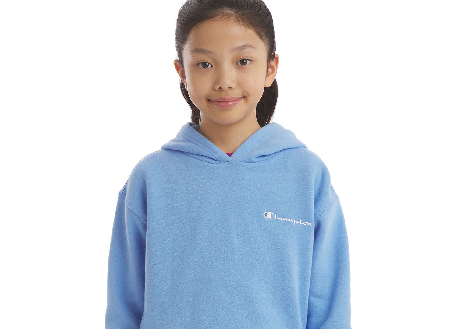 Girls' 7-16 Hooded Neck Sweatshirt