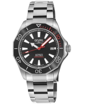 Men's Swiss Made Pier 90 Swiss Automatic Silver Stainless Steel Bracelet Watch