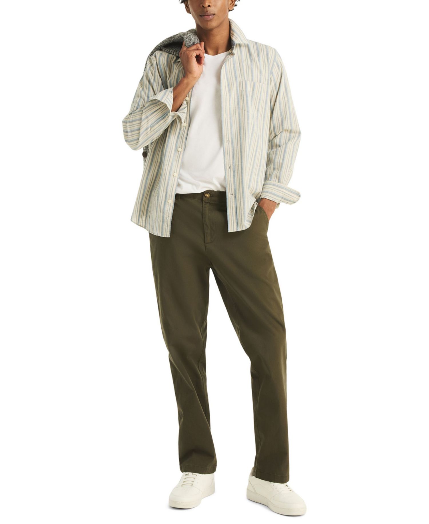 Men's Slub Long-Sleeve Shirt