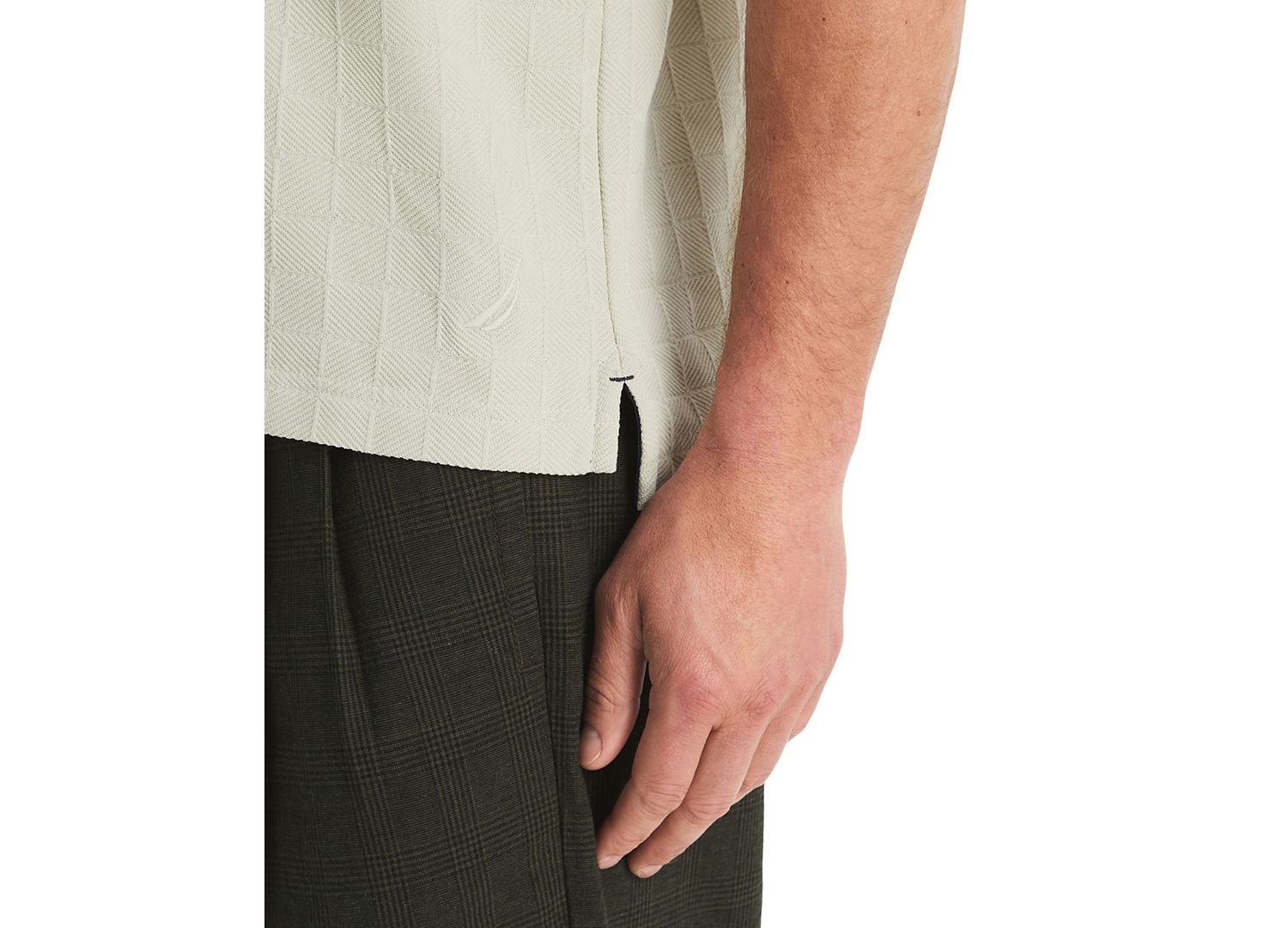 Men's Jacquard Jersey Polo Shirt