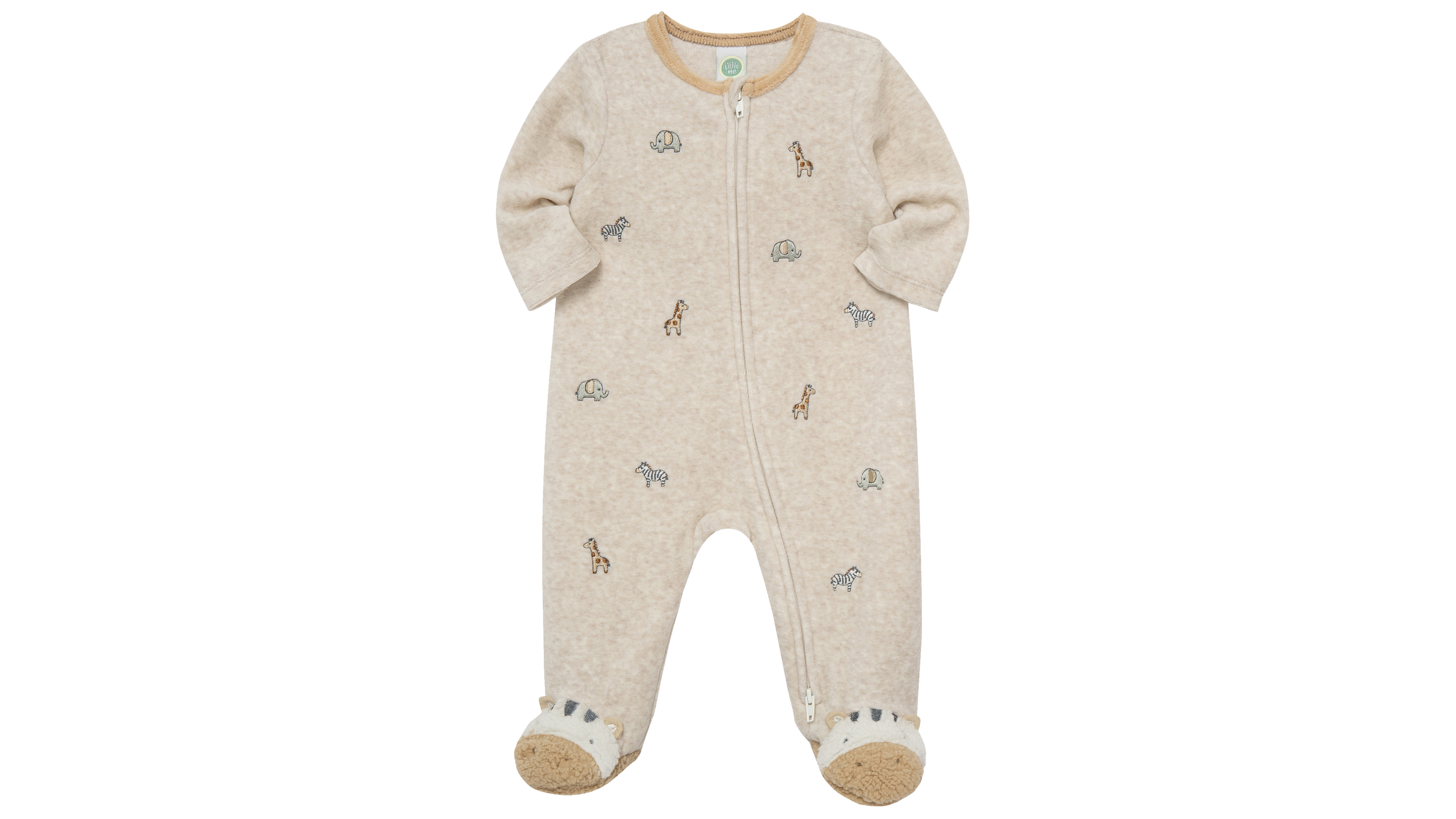 Little Me Baby Boys' Safari Footie Coverall