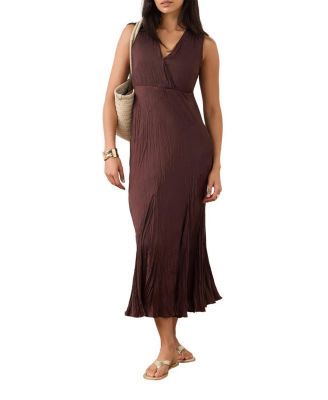 Women's Crinkle Maxi Dress