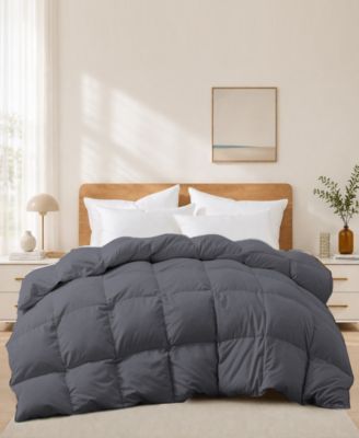 Ultra Soft Goose Down and Feather Fiber Comforter, King
