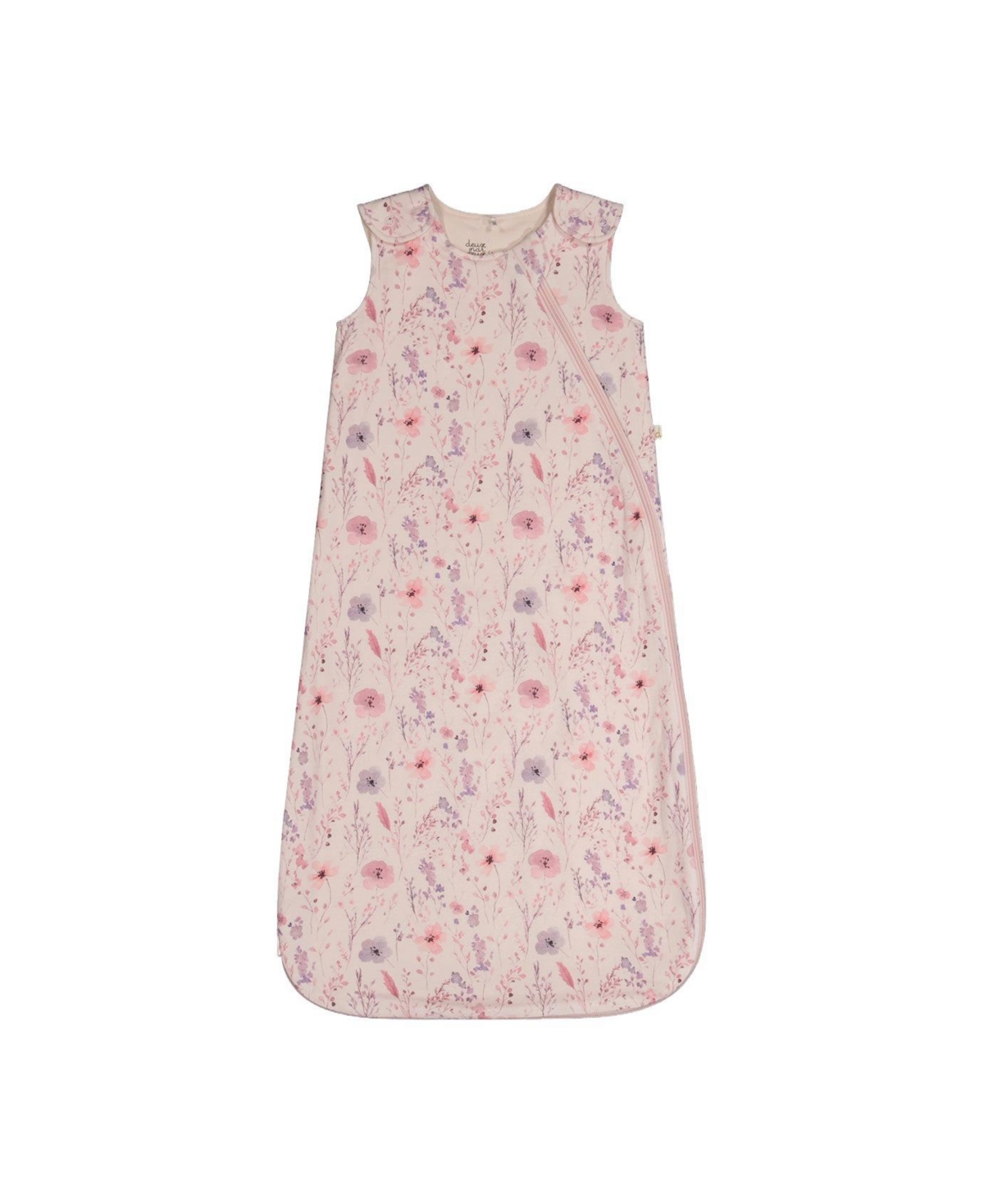 Deux par Deux Baby Girls (6M - 36M) Cotton Sleep Sack - Pink printed flowers