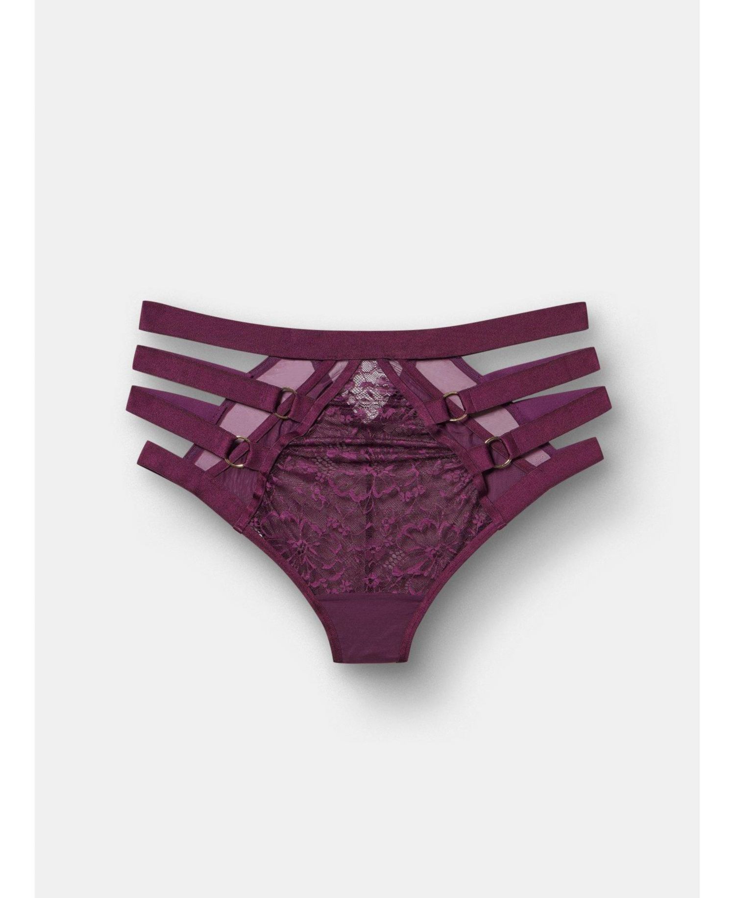 Plus Size Strappy High-Waist Cheeky Vixen Panty