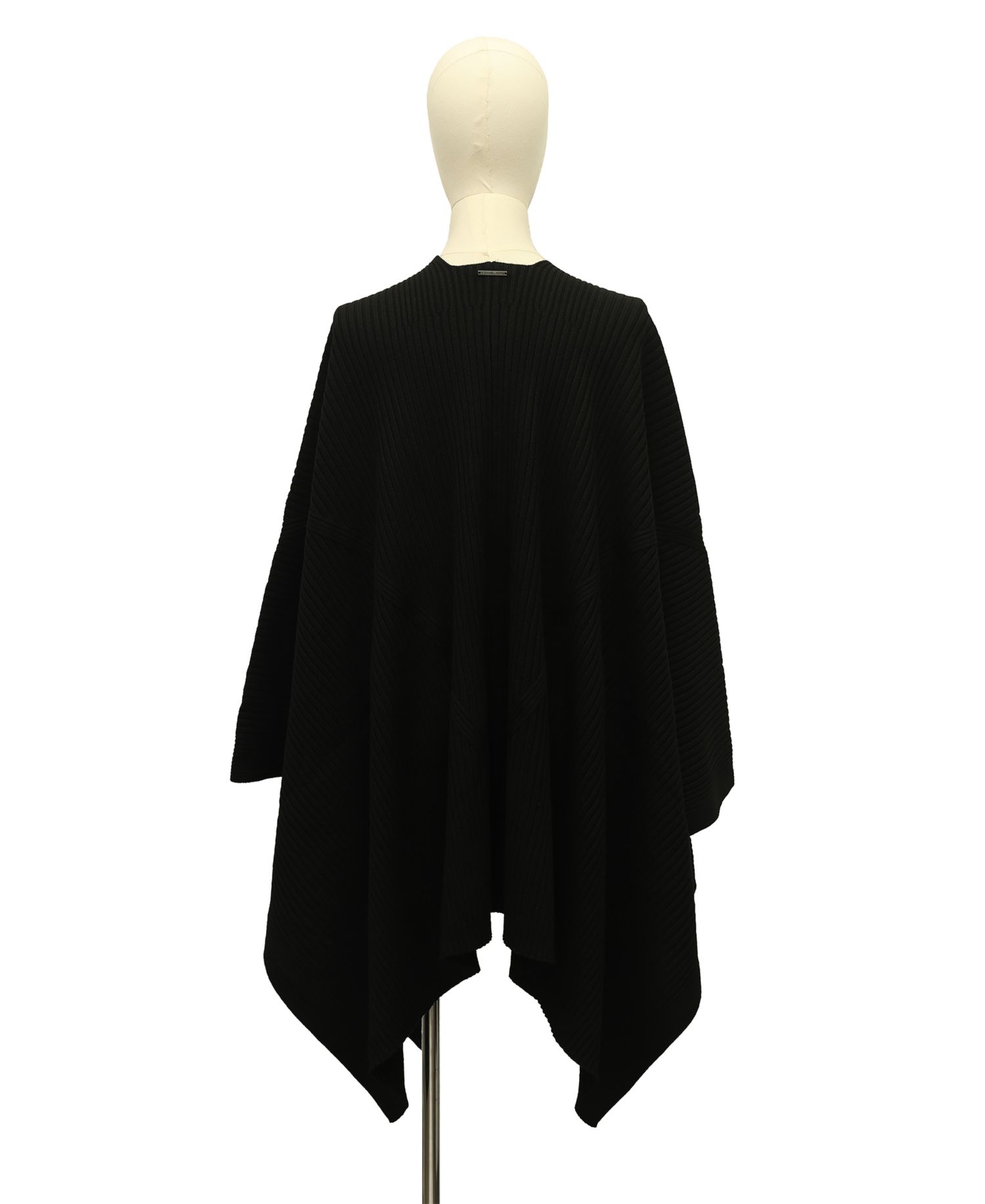 MICHAEL Open-Front Rib Ruana Wrap