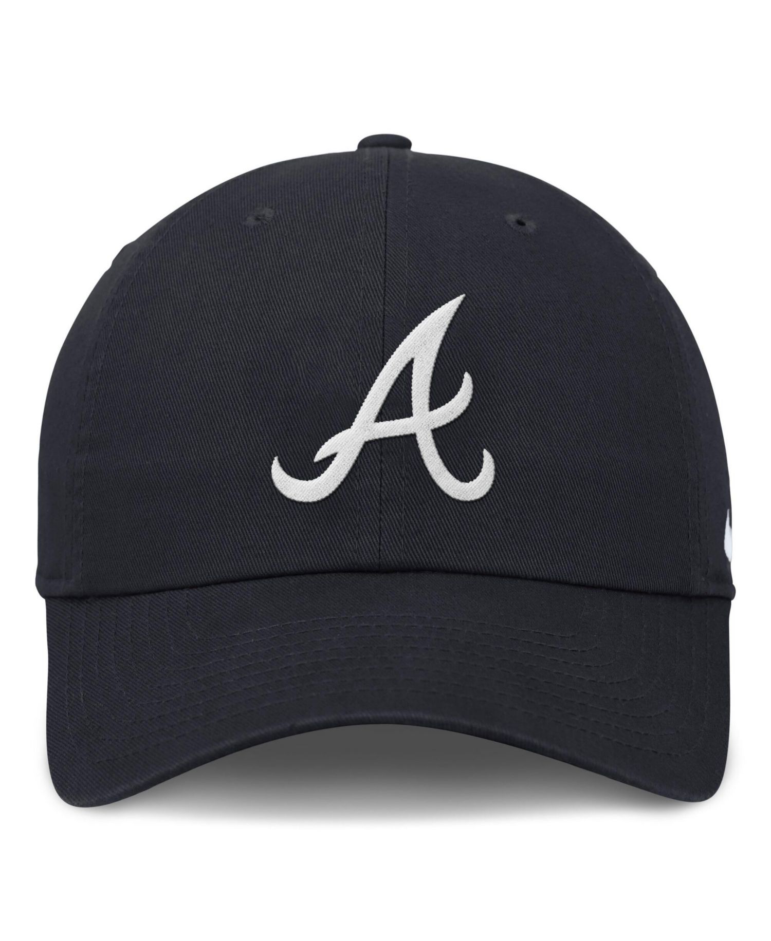Men's Navy Atlanta Braves Club Adjustable Hat