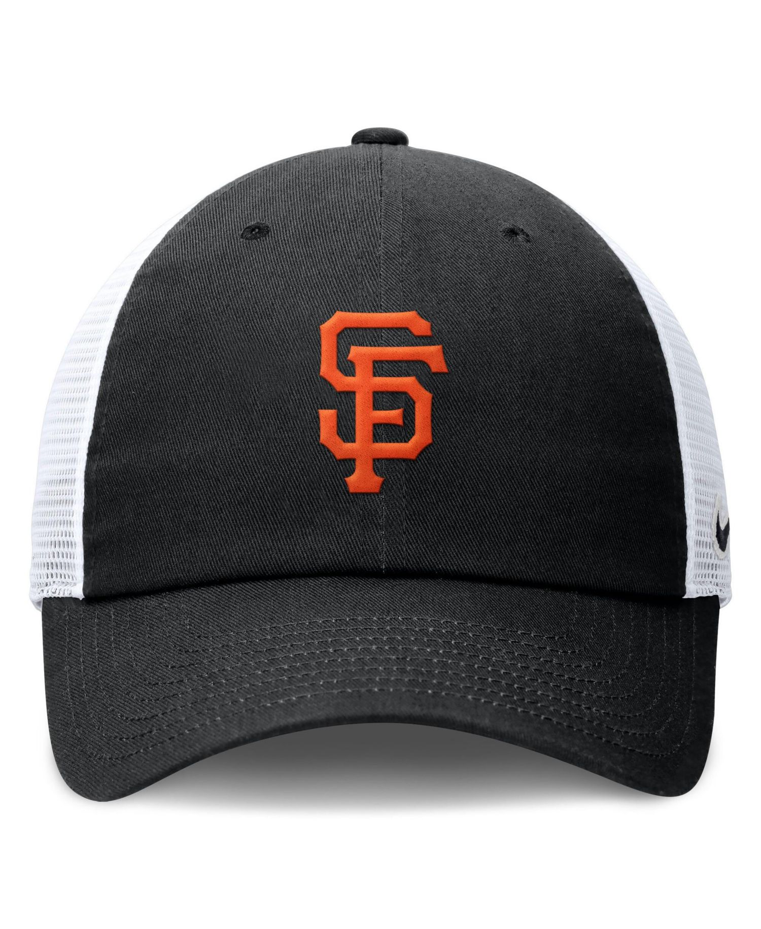 Women's Black/White San Francisco Giants Club Trucker Adjustable Hat