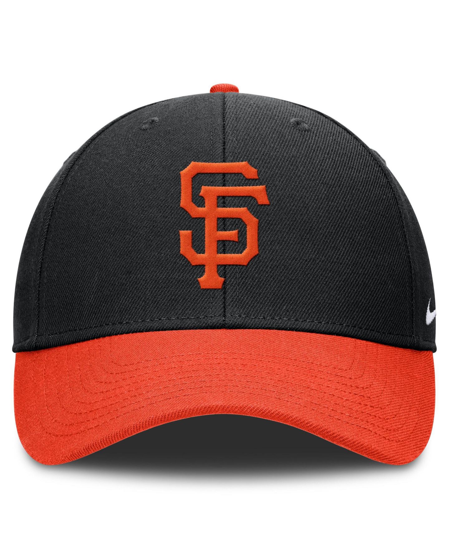Мужская кепка Nike Black/Orange San Francisco Giants Dri-FIT Club Adjustable Hat — фото 2