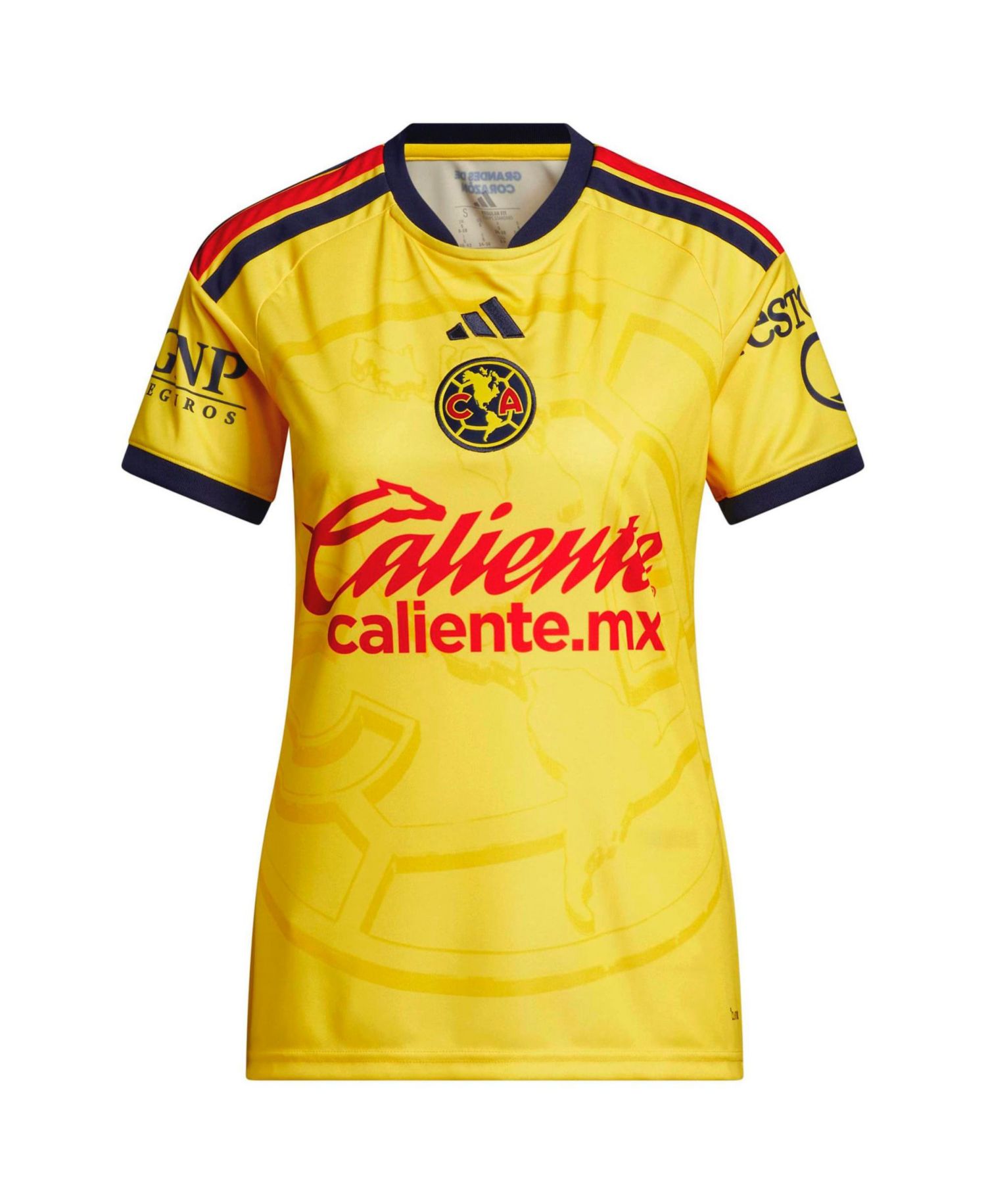Women's Yellow Club America 2026/27 Home Replica Jersey