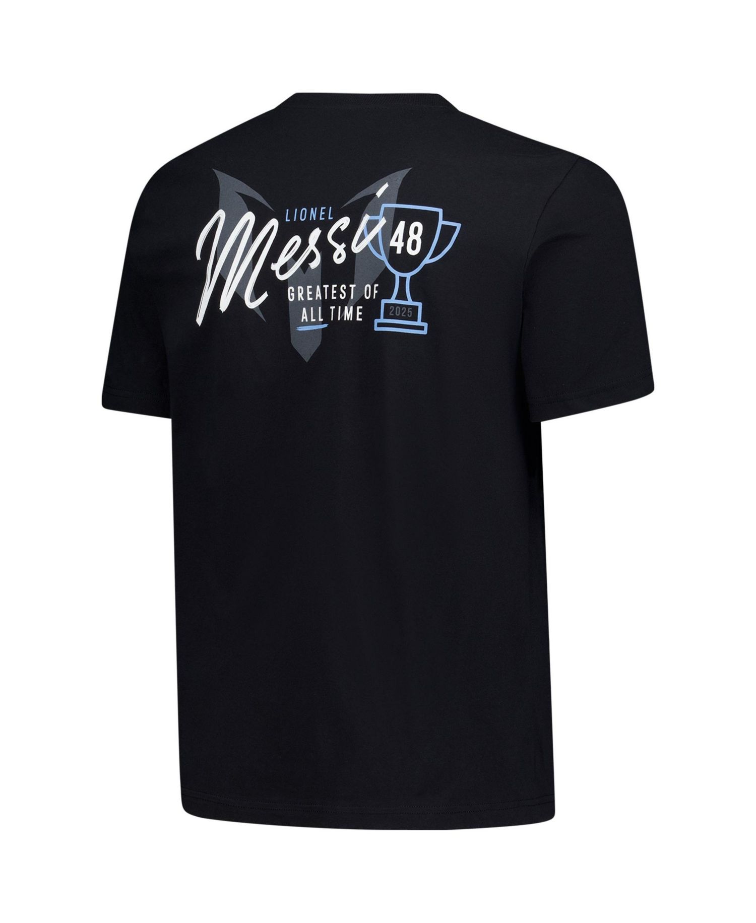 Men's Black Inter Miami CF 2025 Messi Championship T-Shirt