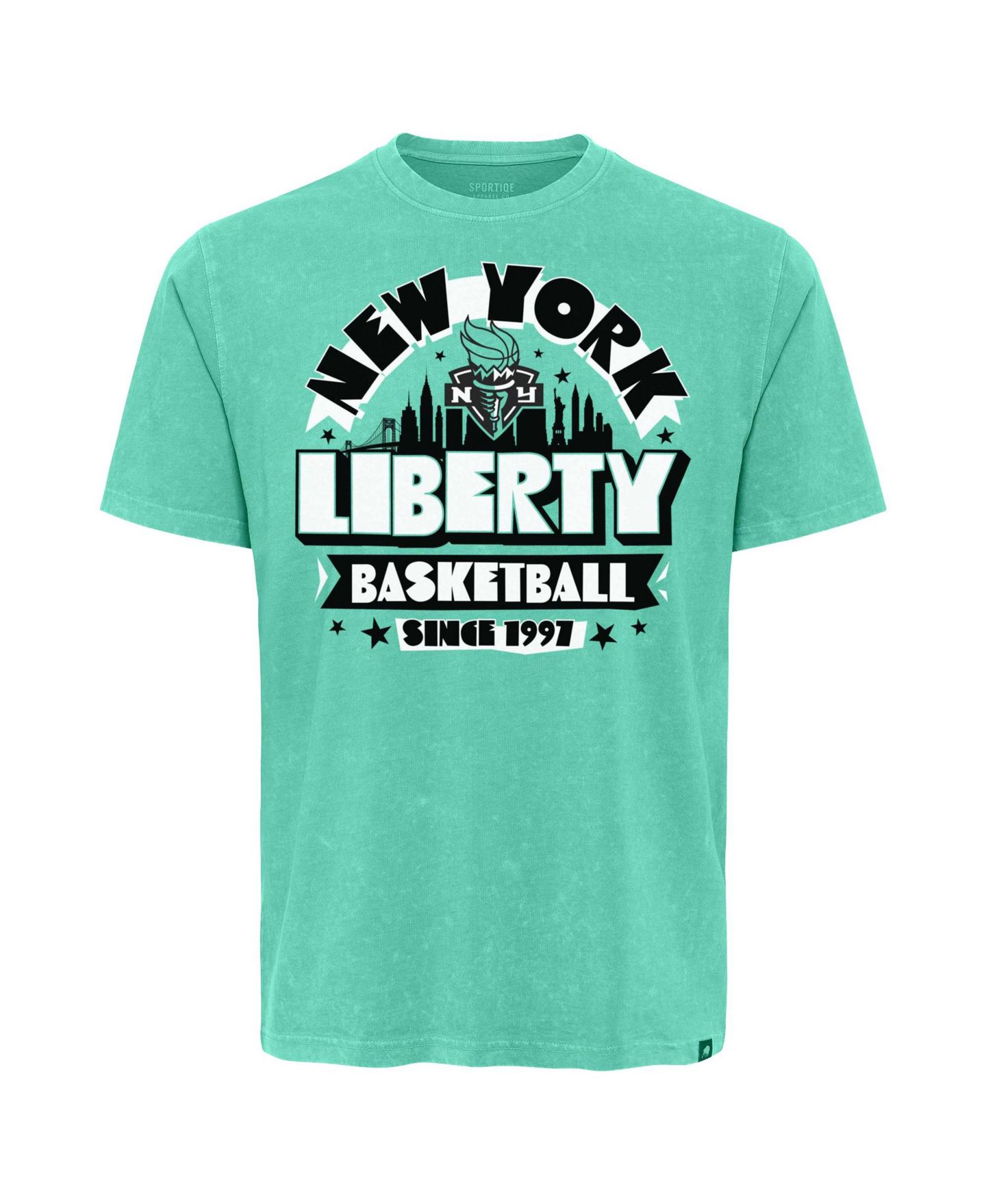 Футболка Sportiqe Mint New York Liberty Mineral Wash — фото 2
