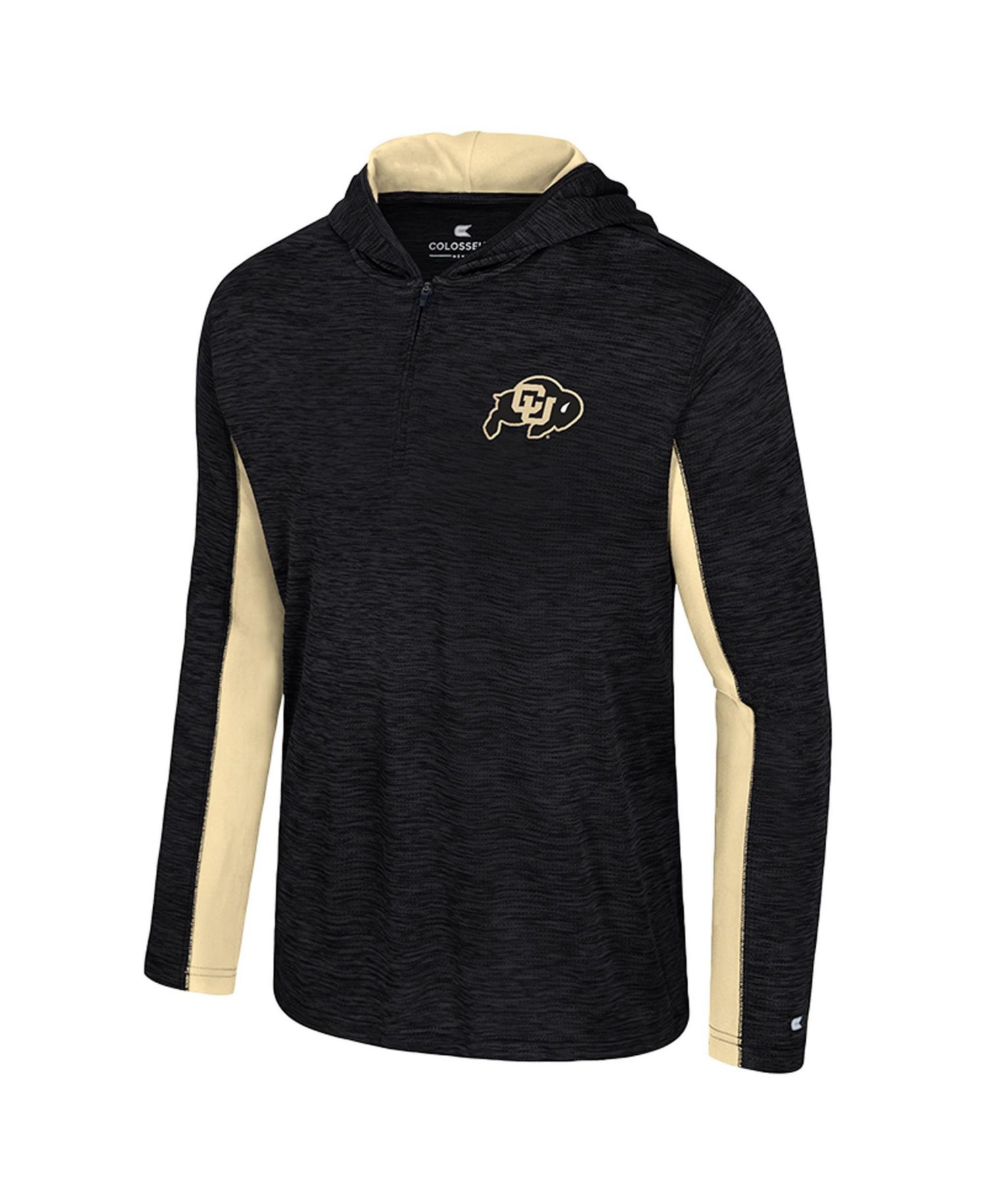 Men's Black Colorado Buffaloes Always Sunny Quarter-zip Hoodie