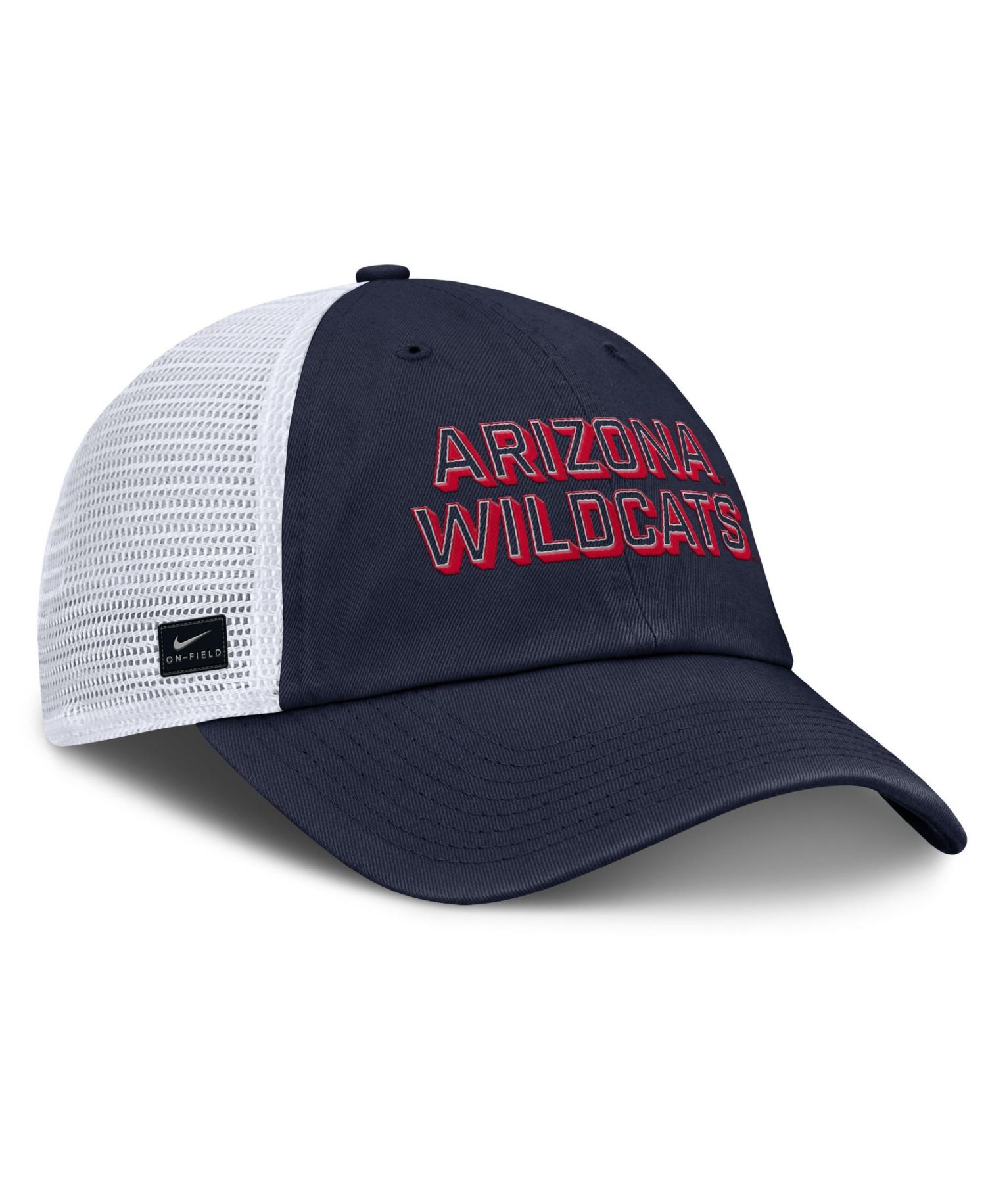 Men's Navy Arizona Wildcats 2025 Gameday On-Field Club Adjustable Trucker Hat