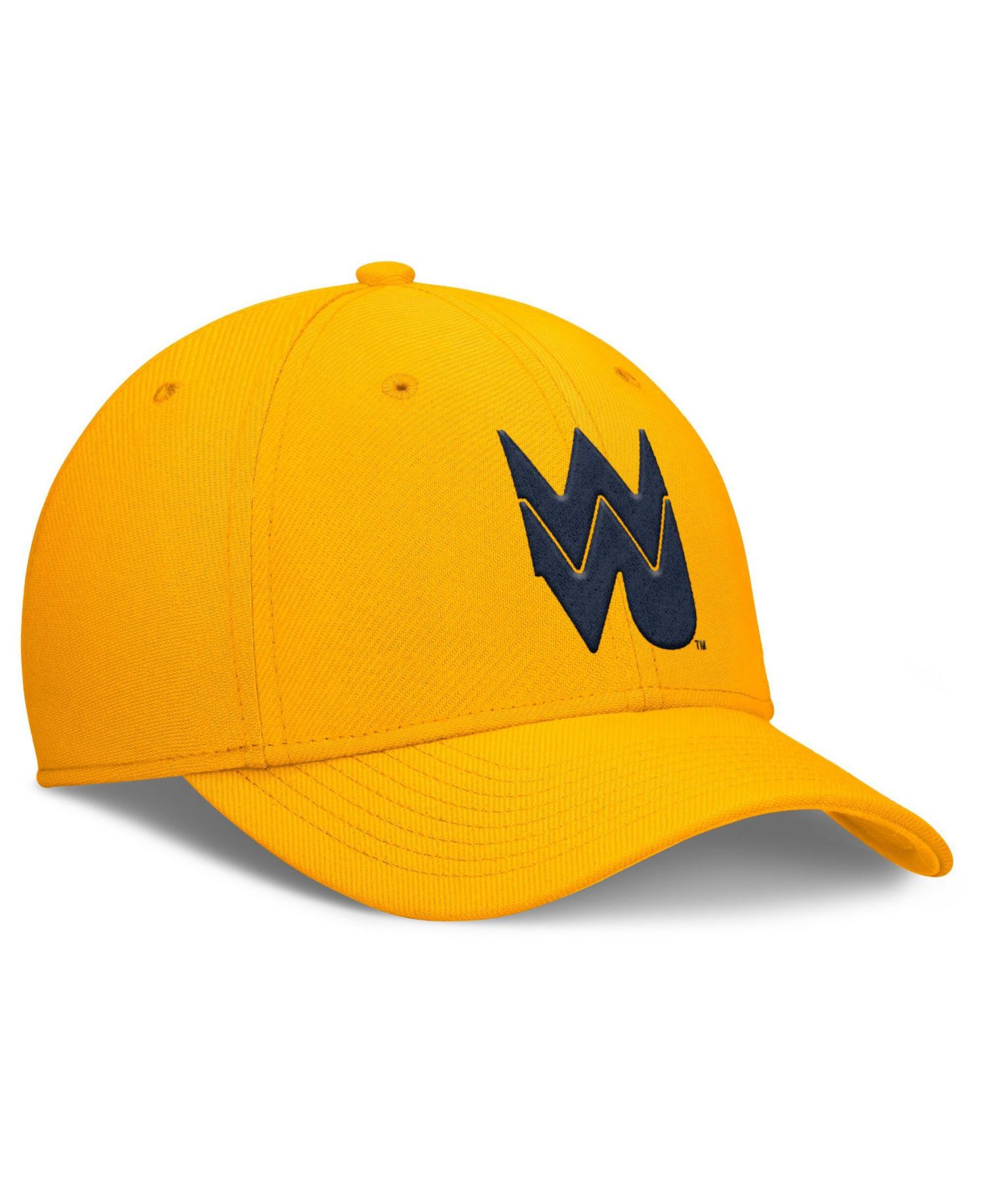 Men's Gold West Virginia Mountaineers Rise Academic Dri-FIT Flex Hat