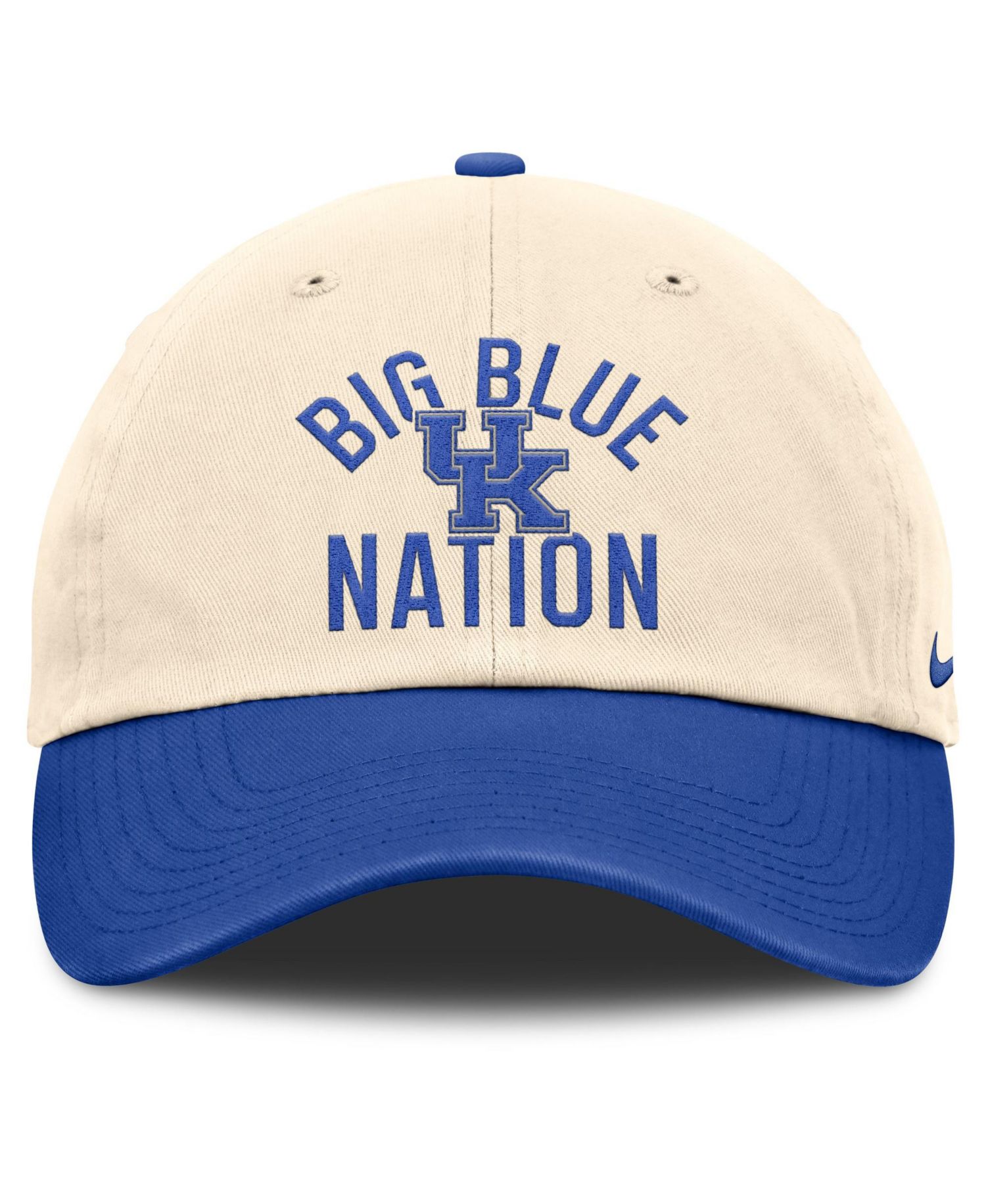Men's and Women's Natural Kentucky Wildcats 2026 Primetime Natural 2-Tone Club Adjustable Hat