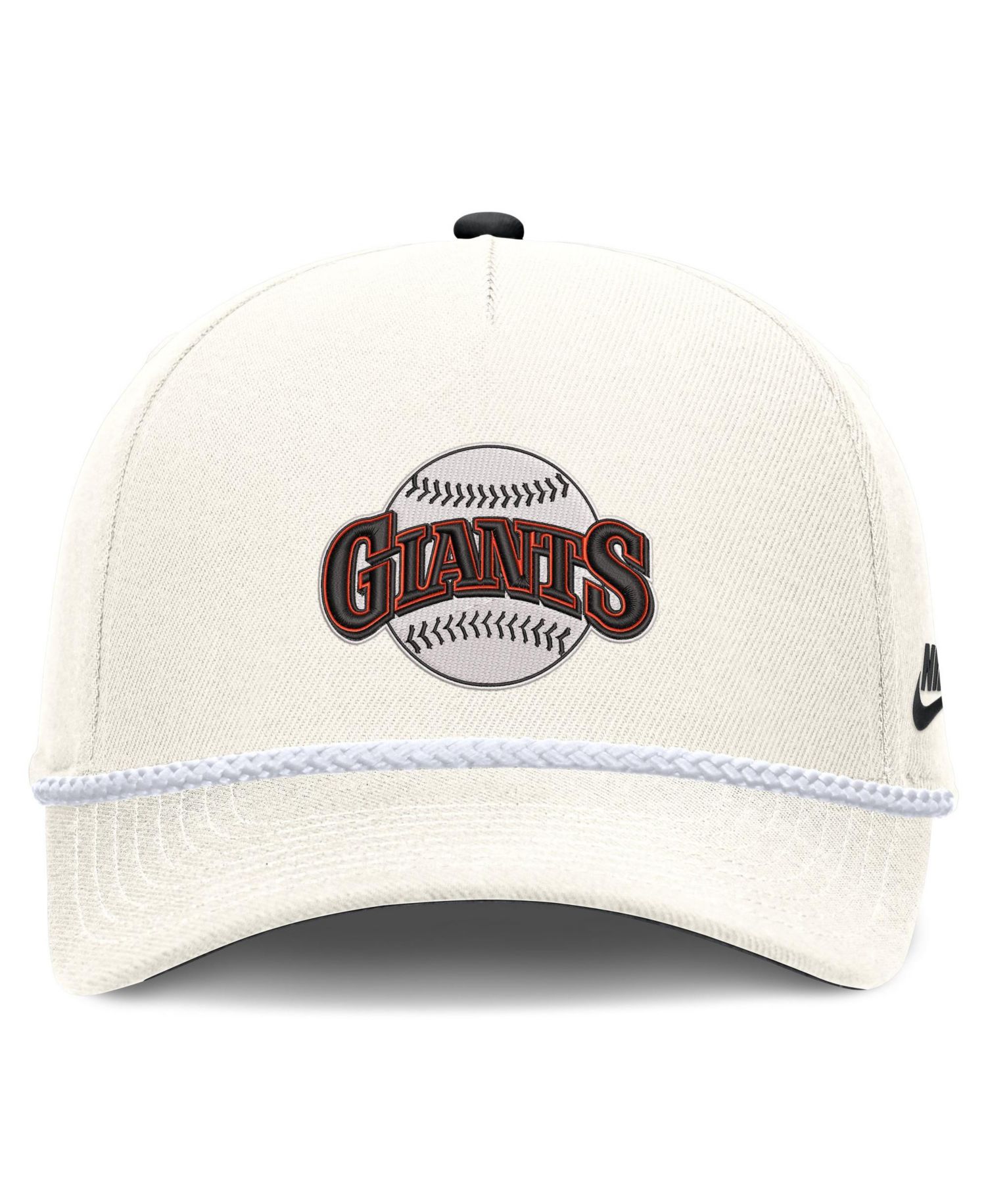Men's Cream San Francisco Giants Cooperstown Rise Adjustable Hat