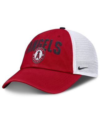 Men's Red Los Angeles Angels Primetime Club Adjustable Trucker Hat