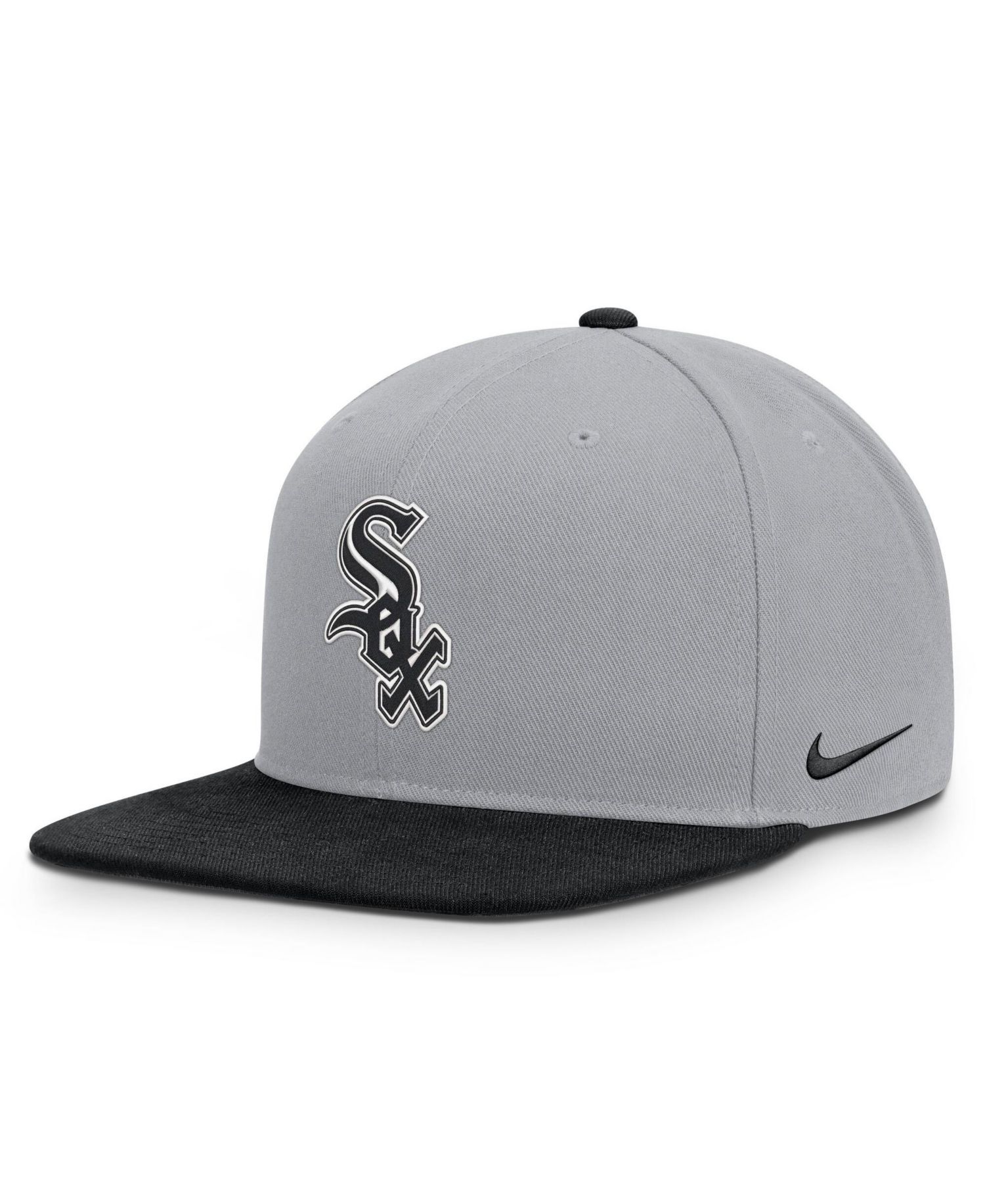 Men's Gray/Black Chicago White Sox Primetime Pro Dri-FIT snapback Hat