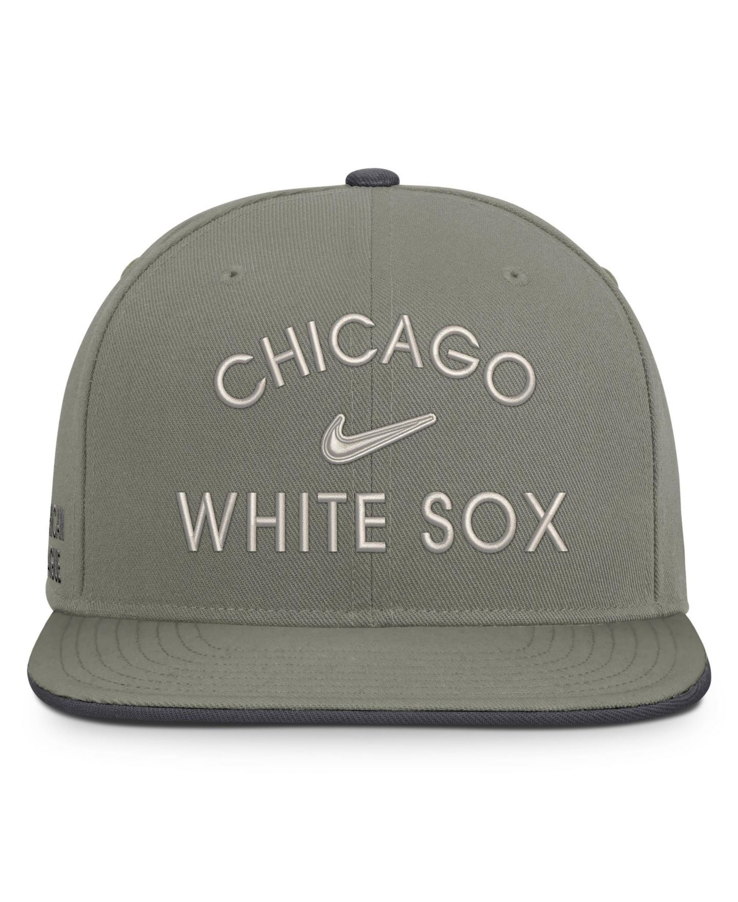 Мужская кепка Nike Olive Chicago White Sox Pro Dri-FIT snapback Hat — фото 2