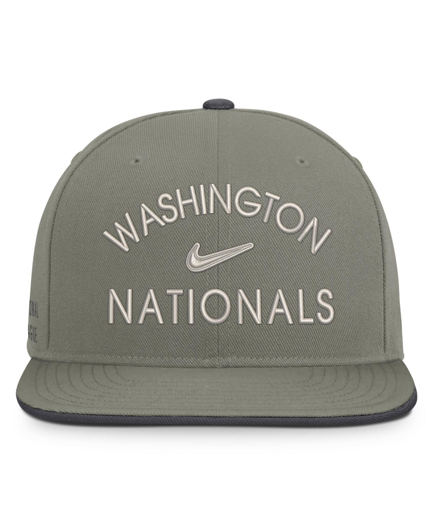 Men's Olive Washington Nationals Pro Dri-FIT snapback Hat