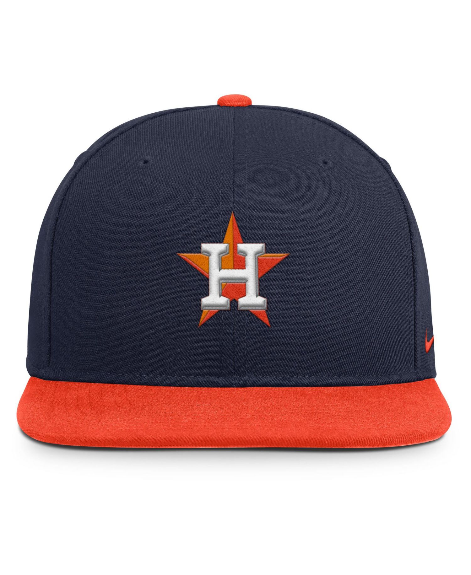 Men's Navy/Orange Houston Astros Primetime Pro Dri-FIT snapback Hat