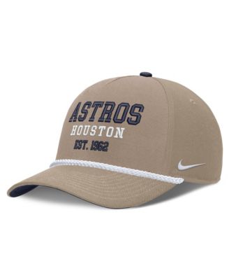 Men's Khaki Houston Astros Father's Day Rope Rise Adjustable Hat